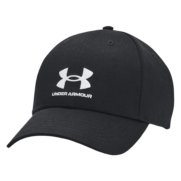 Кепка Under Armour UA Men's Sportstyle Lockup Adj чорний/білий 1381645-001 (196884130190) - зображення 1