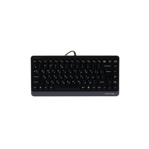 Клавіатура A4Tech FK11 Fstyler Compact Size USB Grey (4711421953313) - зображення 1