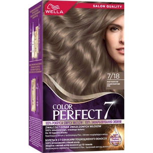 Фарба для волосся Wella Color Perfect 7/18 Холодний перламутровий блонд (4064666598369) зображення 1