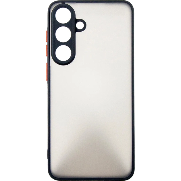 Чохол до мобільного телефона Dengos Matte Samsung Galaxy S25 FE Black (DG-TPU-MATT-169) - зображення 1