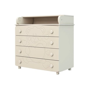 Комод-пеленатор Angelo Ведмедик з серцем (айворі) 90х51х90 (14002) зображення 1