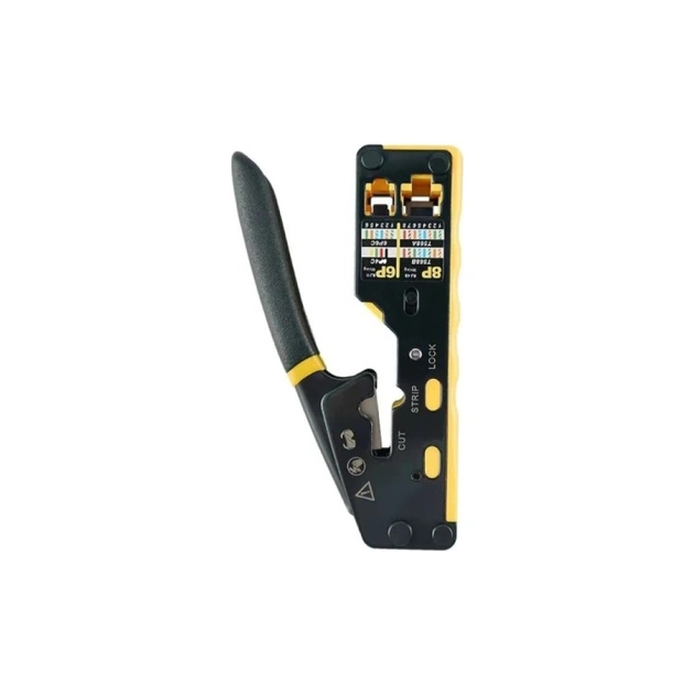 Інструмент Eserver RJ-45 (8P8C), RJ-12/11 (6P6C/6P4C), для прохідних конекторів (WT-4227B) - picture 4