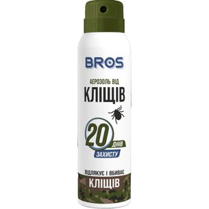 Аерозоль від комах Bros від кліщів 90 мл (5904517085121/5904517309982) зображення 1