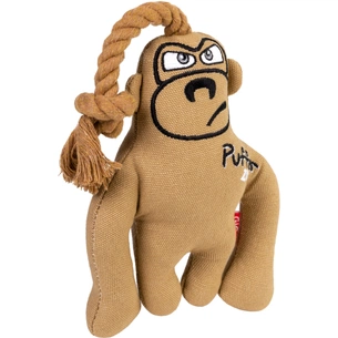 Іграшка для собак GiGwi Puffer zoo Мавпа з пищалкою 31 см (2317) зображення 1