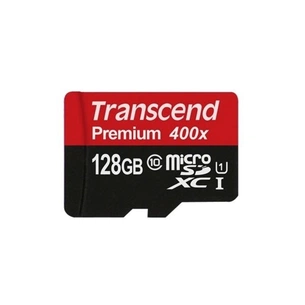 Карта пам'яті Transcend 128GB microSDXC class 10 UHS-I (TS128GUSDU1) зображення 1