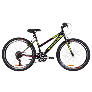 Велосипед Discovery 26" PASSION Vbr рама-16" 2019 чорно-зелений з малиновим (OPS-DIS-26-201) зображення 1