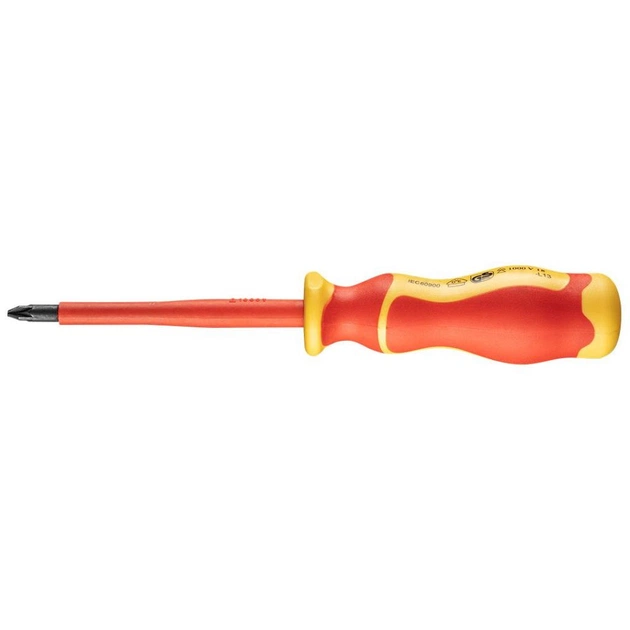 Отвертка Neo Tools PH2x4.5x100 mm, 1000 В (04-139) - изображение 1