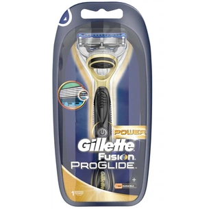 Бритва Gillette Fusion ProGlide Power Silver F1 з 1 змінним картриджем (7702018333233) зображення 1