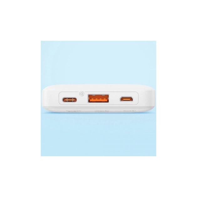 Батарея універсальна Baseus 10000mAh Airpow 20W, PD, QC, White (PPQD090002) - зображення 10