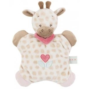 М'яка іграшка Nattou подушка жираф Шарлота 24см (655286) зображення 1