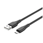 Дата кабель USB 2.0 AM to Micro 5P 1.0m 3A textured PVC black ColorWay (CW-CBUM094-BK) - зменшене зображення 2