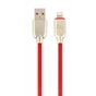 Дата кабель USB 2.0 AM to Lightning 1.0m Cablexpert (CC-USB2R-AMLM-1M-R) - зменшене зображення 1