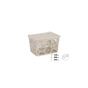 Кошик для зберігання Violet House 0402 №2 Ажур з кришкою Cappuccino 7 л (0402 №2 Ажур CAP з/кр. 7 л) - зменшене зображення 2