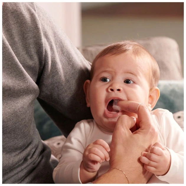 Дитяча зубна паста Chicco Набір: гель для ясен 2в1+ зубна щітка-масажер (11262.00) - picture 8