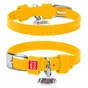 Нашийник для тварин WAUDOG Glamour з QR паспортом без прикрас Ш 20 мм Д 30-39 см жовтий (32938) - зменшене зображення 1