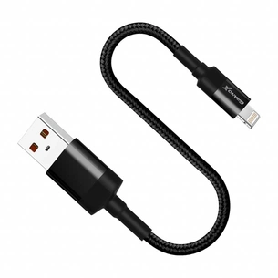 Дата кабель USB 2.0 AM to Lightning 0.2m Grand-X (FM-20L) зображення 1