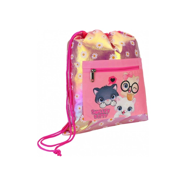 Сумка для обуви Cool For School Розовая с карманом (CF87301) - изображение 1