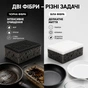 Губки кухонные Добра Господарочка B&W Супер Пена 5 шт. (4820086522113) - уменьшенное изображение 3