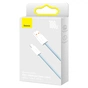 Дата кабель USB 2.0 AM to USB-C 1.0m 5A Blue Baseus (CALD000603) - зменшене зображення 3