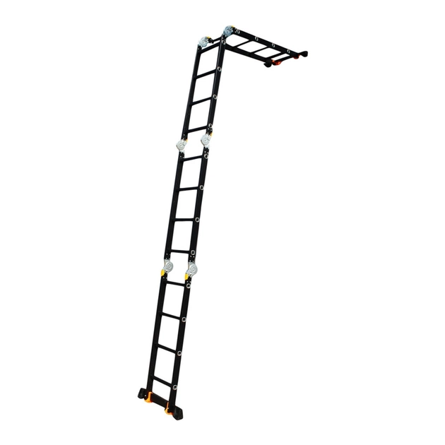 Драбина GTM трансформер 4*4сх. 1,17-4,6м анодований алюміній (KMP404A) - picture 4