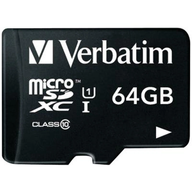 Карта пам'яті Verbatim 64GB microSDXC class 10 (44014) - изображение 1