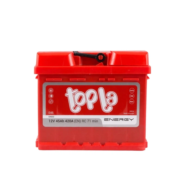 Акумулятор автомобільний Topla 45 Ah/12V Energy Euro (TST-E45-0S) - изображение 1