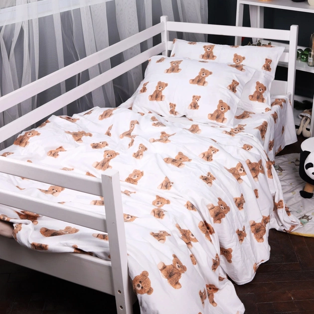 Постільна білизна MirSon 017 Teddy Фланель 2x143x210 Сімейний (2200009655593) - зображення 1