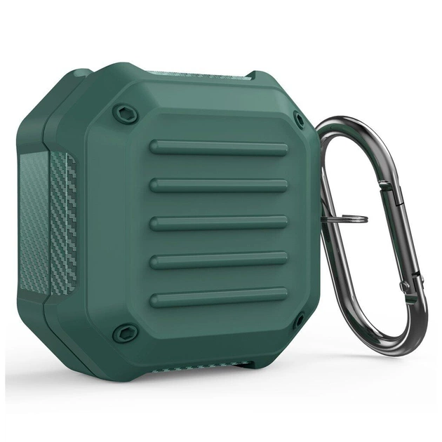 Чохол для навушників BeCover Protective TPU для Samsung Galaxy Buds 2/Buds 2 Pro/Buds Live/Buds Pro Dark Green (709565) - зображення 1