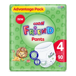 Підгузки GOO.N Friend Трусики 9-14 кг Розмір 4 90 шт (F1010117-004) зображення 1