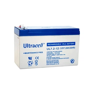 Батарея до ДБЖ Ultracell 12V-7.2Ah, AGM (UL7.2-12) зображення 1