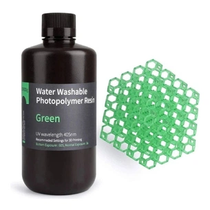 Фотополімерна смола ELEGOO Resin, Water Washable, 1кг, green (50.103.0004) зображення 1