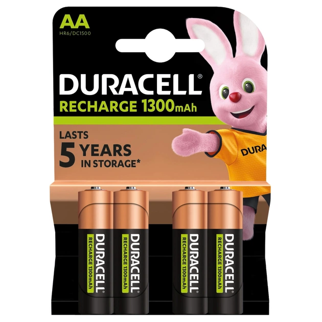 Акумулятор Duracell AA HR6 1300mAh * 4 (5007324) - picture 2