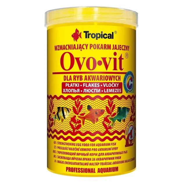 Корм для риб Tropical Ovo-Vit у пластівцях 1 л (5900469770368) - picture 1