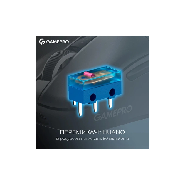 Мишка GamePro Asgard Thor Wireless/Bluetooth/USB Black (GM023B) - picture 9