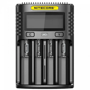Зарядний пристрій для акумуляторів Nitecore Digicharger UMS4 (4 channels, LCD, Li-ion, Ni-Mh, Ni-Cd) (UMS4) зображення 1