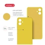 Чохол до мобільного телефона Intaleo Silicone Samsung Galaxy A06 Yellow (1283126599897) - зменшене зображення 5