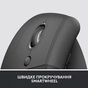 Мишка Logitech Lift Left Vertical Ergonomic Wireless/Bluetooth for Business Graphite (910-006495) - зменшене зображення 7