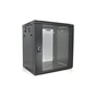 Шафа настінна Merlion 12U 19" 600*450*634 (Ш*Г*В)мм, black (Ml3-6412) - зменшене зображення 1