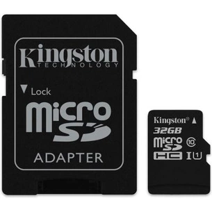 Карта пам'яті Kingston 32GB microSDHC class 10 UHS-I Canvas Select (SDCS/32GB) зображення 1