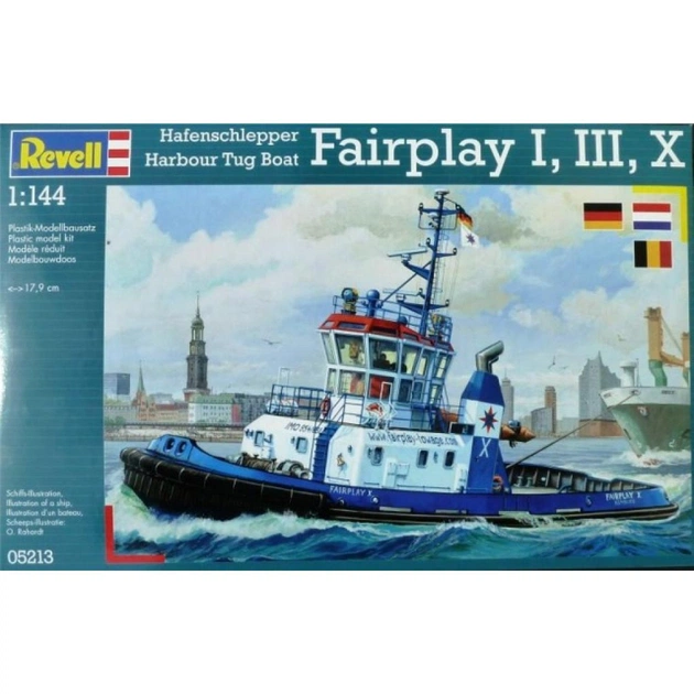 Збірна модель Revell Портовий буксир Harbour Tug Boat Fairplay 1:144 (5213) - зображення 1