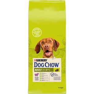 Сухий корм для собак Purina Dog Chow Adult Lamb зі смаком ягняти 14 кг (7613034487636) изображение 1