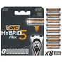 Змінні касети Bic Flex 5 Hybrid 8 шт. (3086123675773) - уменьшенное изображение 2