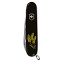 Ніж Victorinox Climber Ukraine Black "Колосся Пшениці" (1.3703.3_T1338u) - зменшене зображення 4