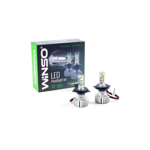 Автолампа WINSO LED H4 12/24V 60Вт 8000Лм. (798400) - изображение 5