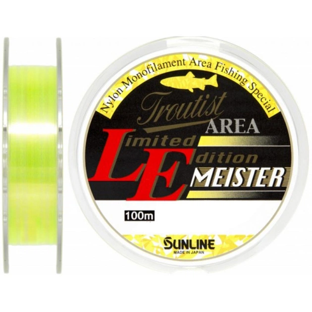 Волосінь Sunline Troutist Area LE Meister 100m #0.6/0.128mm 1.5kg (1658.05.62) - зображення 1