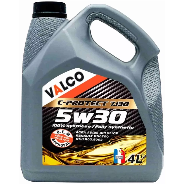 Моторна олива VALCO C-Protect 7.13B 5W-30 4 л (1248893) - зображення 1