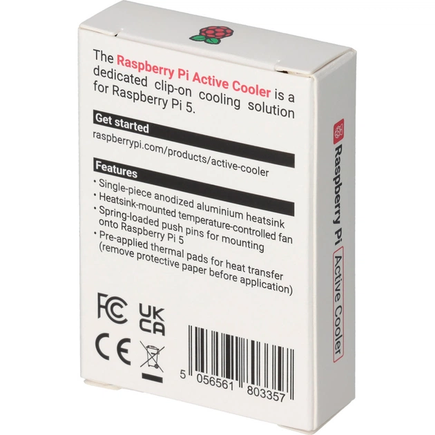 Радіатор охолодження для Мікро ПК Raspberry Pi with fan for Raspberry Pi 5 (SC1148/OFI118) - picture 6