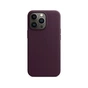 Чохол до мобільного телефона Apple iPhone 13 Pro Leather Case with MagSafe - Dark Cherry (MM1A3ZE/A) - зменшене зображення 1