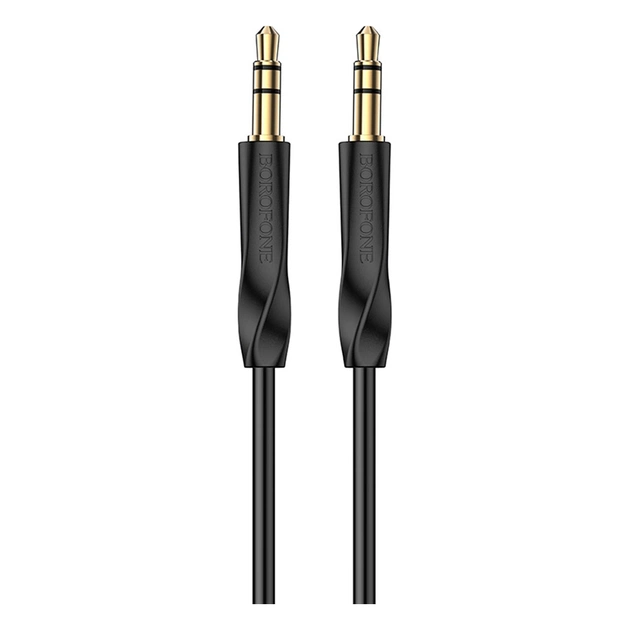 Кабель мультимедійний 3.5mm M to 3.5mm M 1.0m black BOROFONE (6974443389166) - picture 2