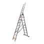 Драбина GTM 3-секції, розкладна, 3*9сх. 2,45-5,69м (KME309) - зменшене зображення 1